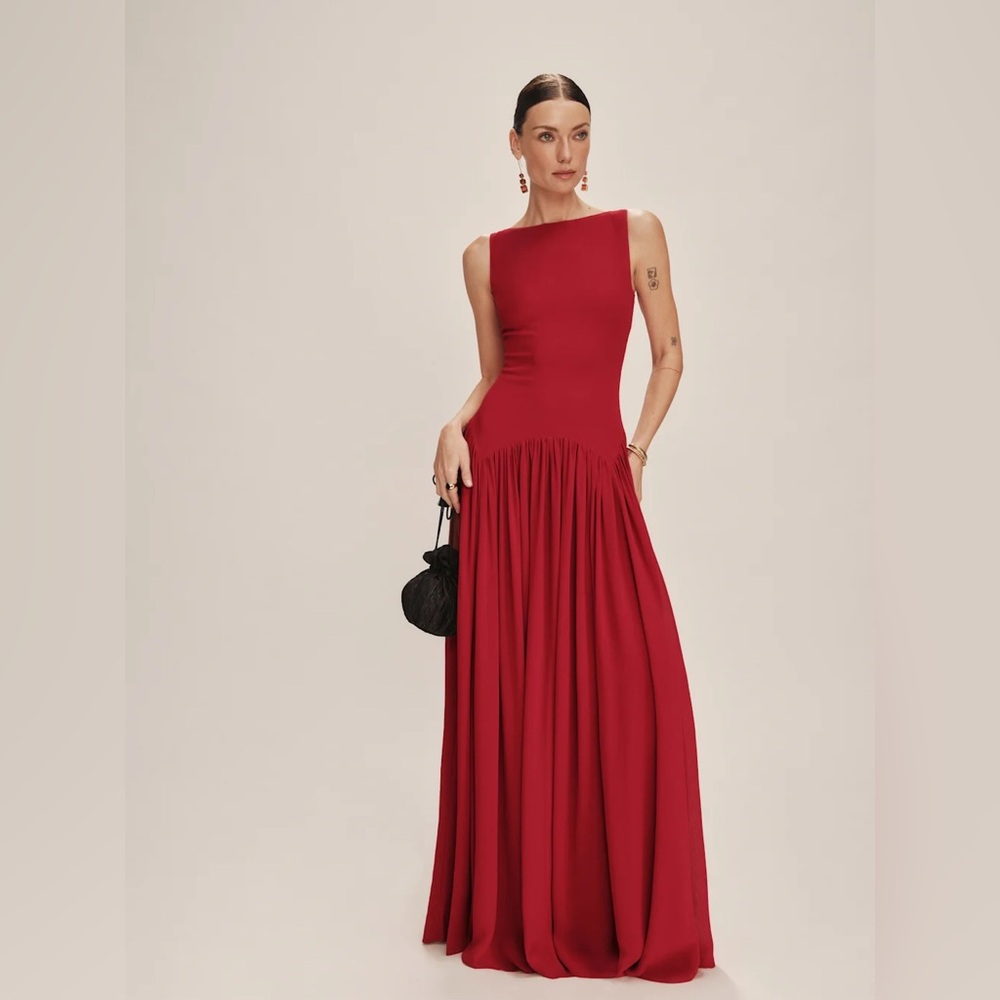 Reformation Red Maxi Dress